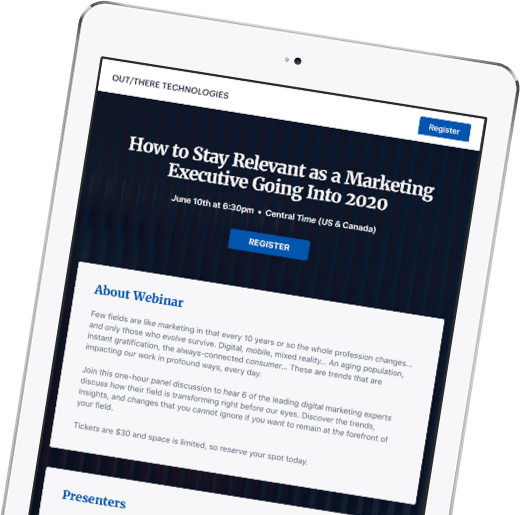 Host Modern Webinars